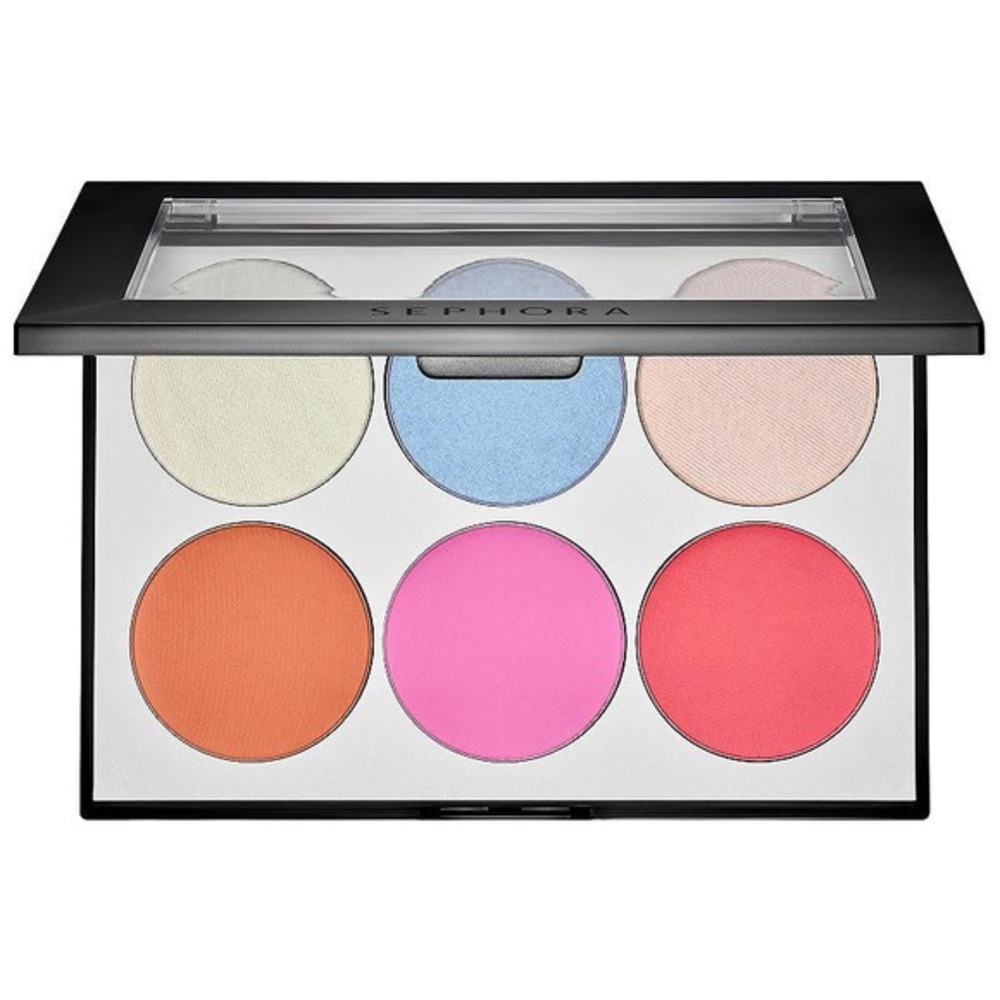 🎉Host Pick🎉 NWT Rare! 6 Pc Sephora Holographic Face & Cheek Palette